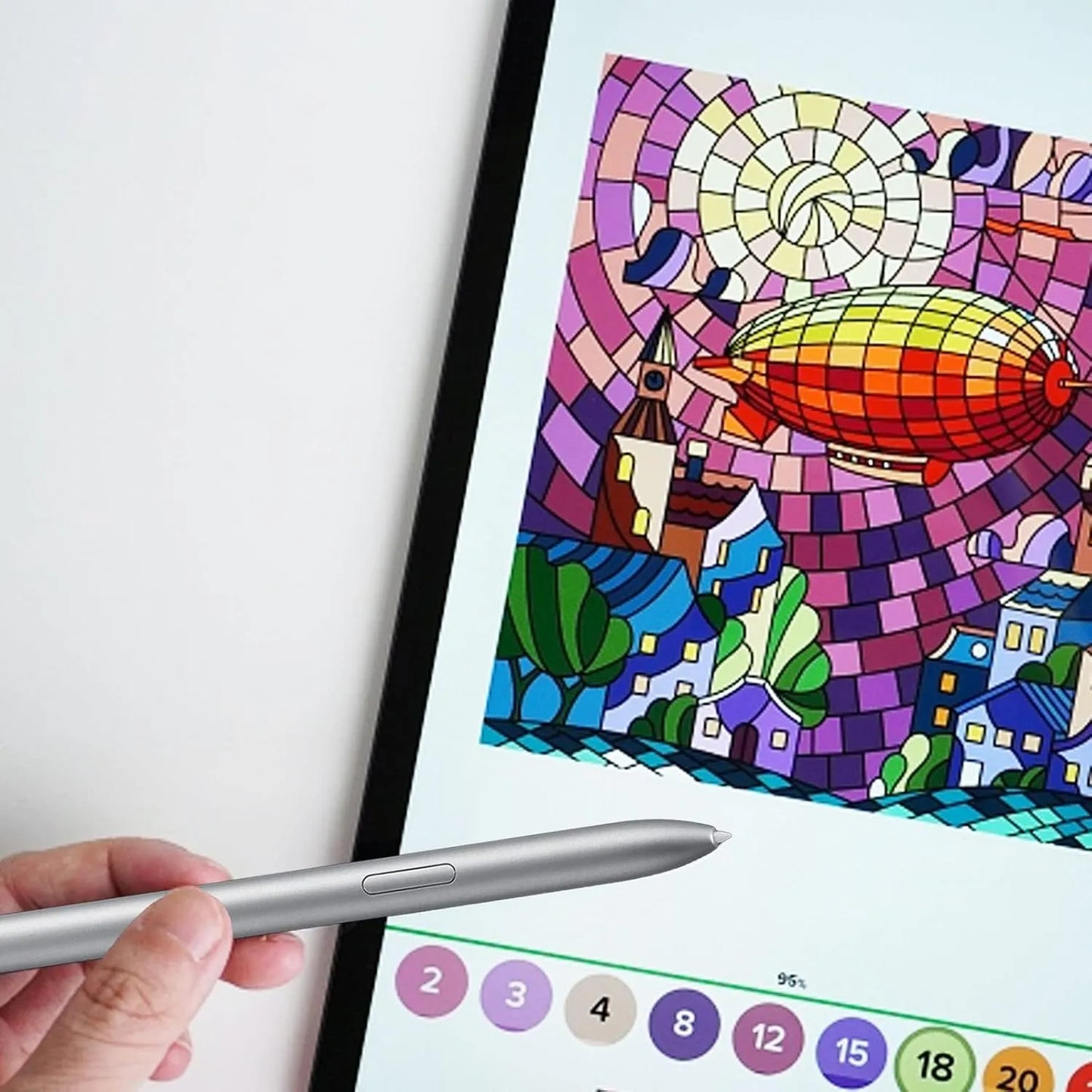 Lápiz Capacitivo Repuesto Galaxy Tab S7 FE S Pen Plata Mística Compatible Con Samsung