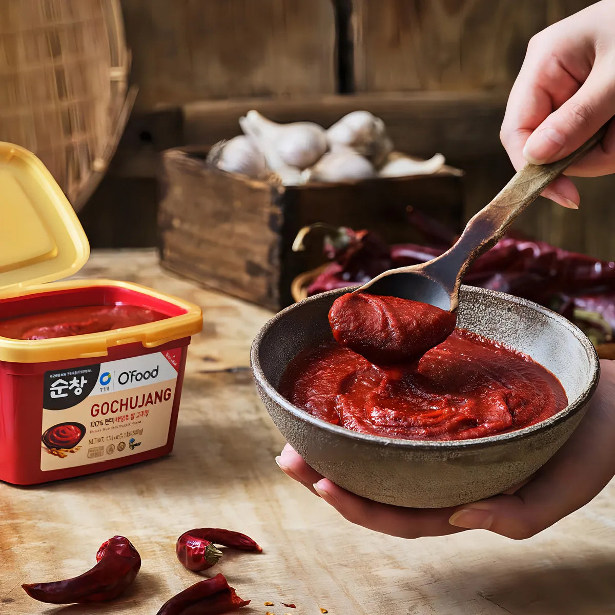 Pasta De Ají Picante Gochujang Sunchang 17.6 Oz Tradicional Coreana Natural
