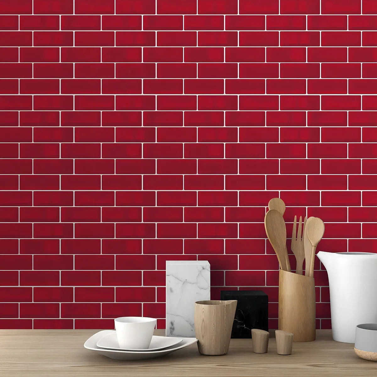 Walplus Premium 12 Hojas Peel And Stick Kitchen Backsplash Transforma Tu Cocina Fácil Y Rápido