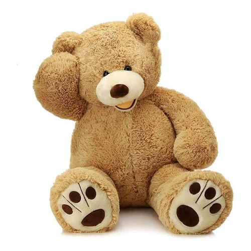 Oso De Peluche Gigante Con Luces Morismos Acompaña Juegos Y Sueños