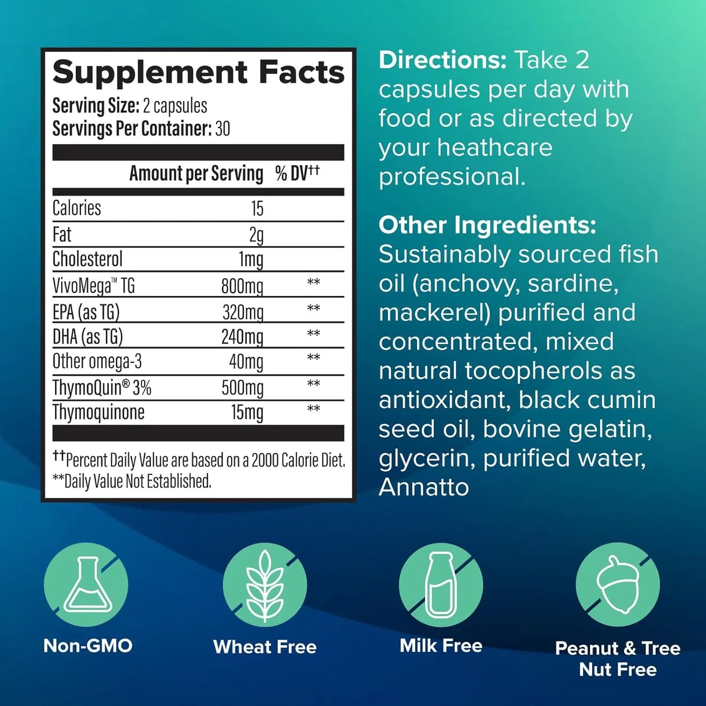 Aceite De Semilla Negra Y Omega 3 Suplemento Sinergico Para Salud Cardiovascular E Inmunologica