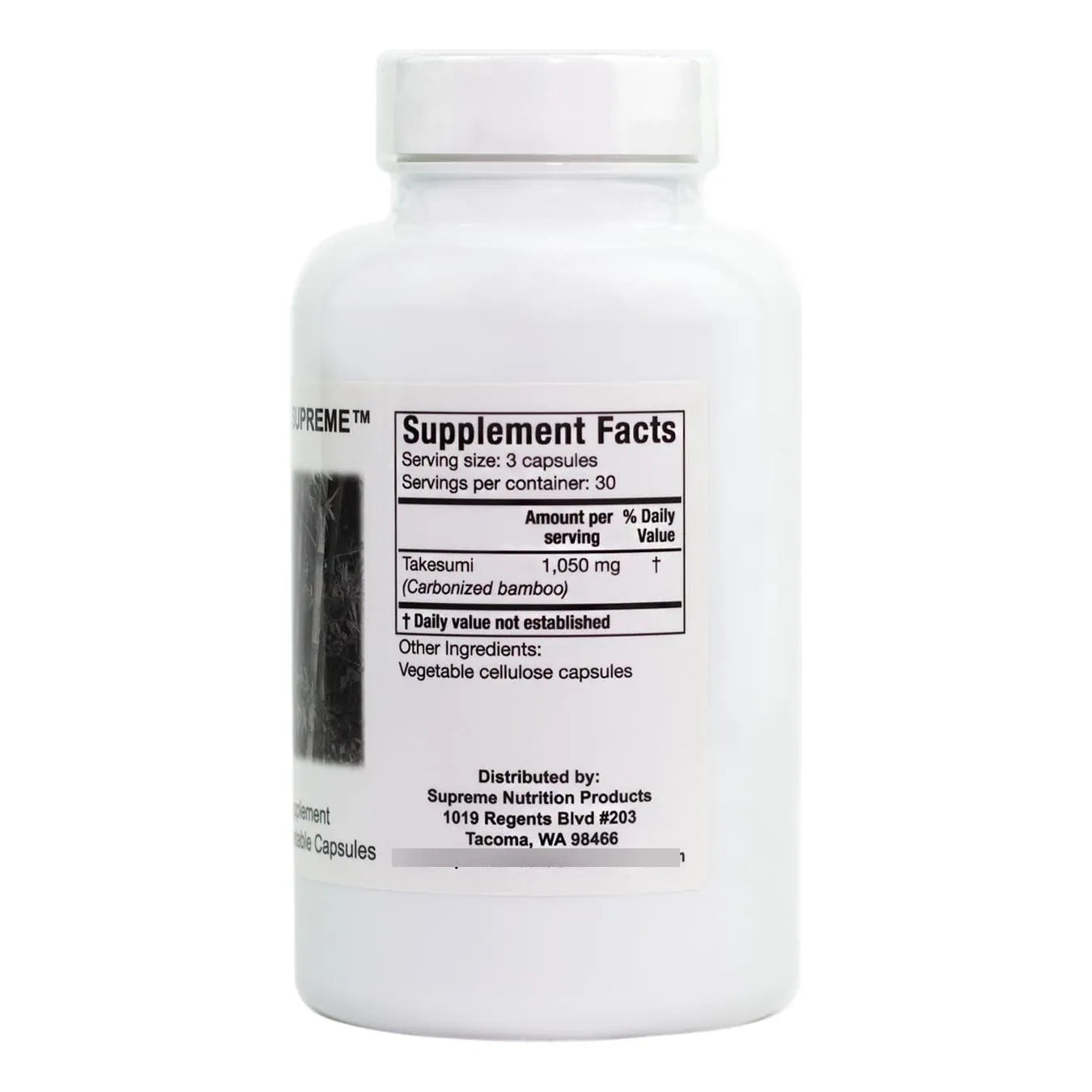 Carbón De Bambú Activado Puro 90 Cápsulas Detox Natural Efectivo