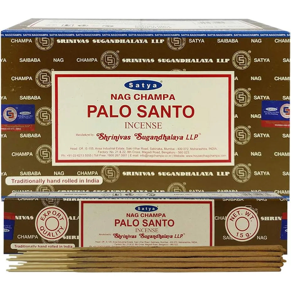 Palitos De Incienso Palo Santo Con Soporte Kit Purificador Aromatico Natural