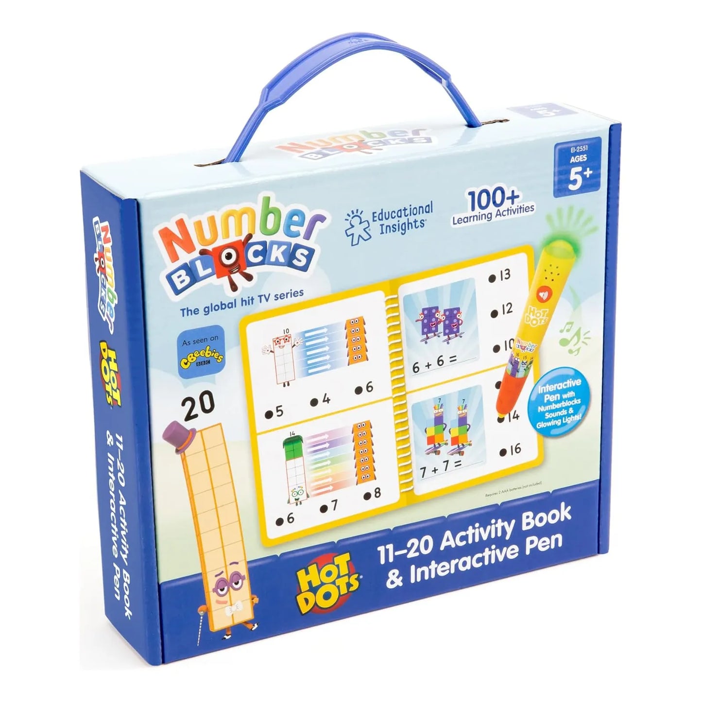 Bolígrafo Interactivo Numberblocks 11 Al 20 Libro Actividades Matemáticas Niños 5 Años