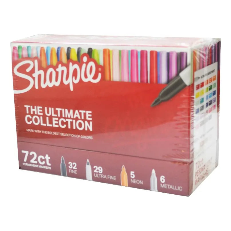 Sharpie X72 Marcadores Punta Fina Y Ultrafina Bunny Toys Set De 72 Unidades Colores Neón Y Metálicos