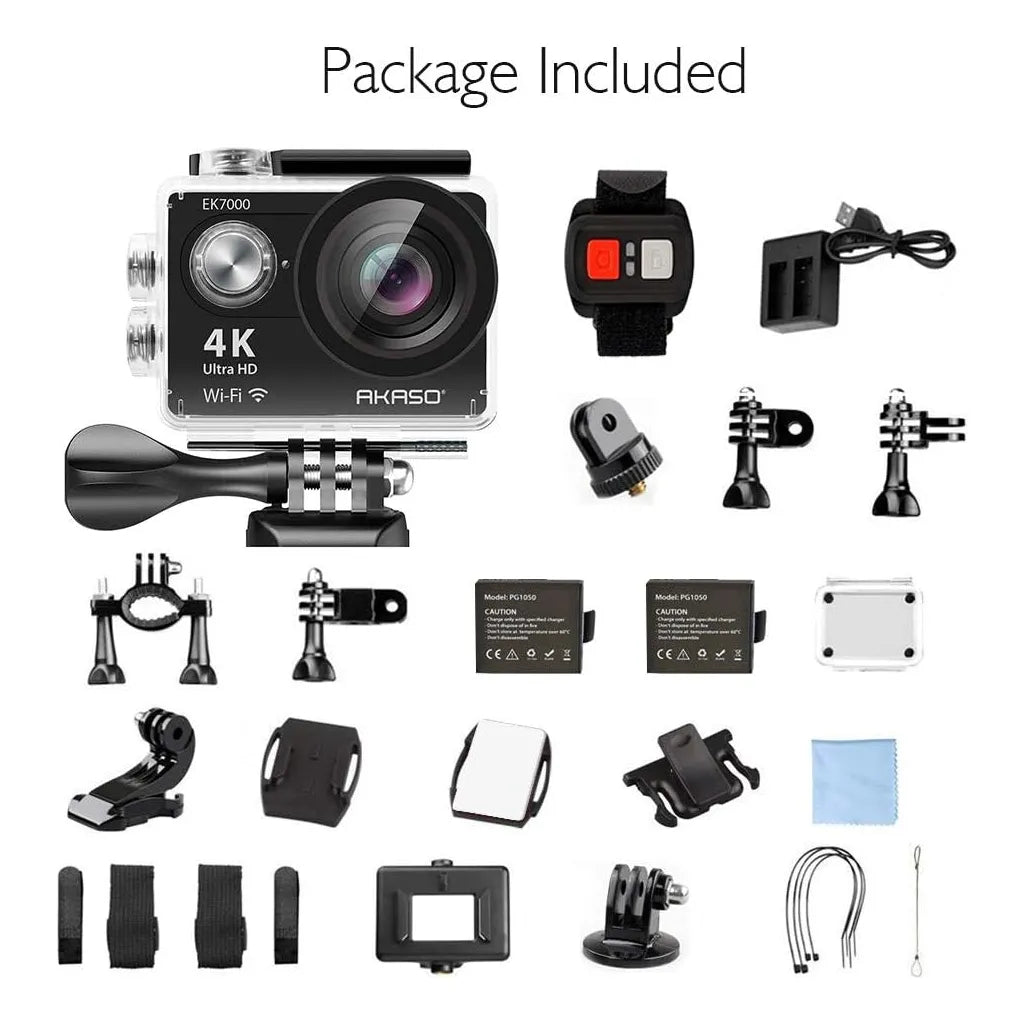Akaso Ek7000 4K Wifi Ultra HD Cámara De Acción Impermeable Con Control Remoto