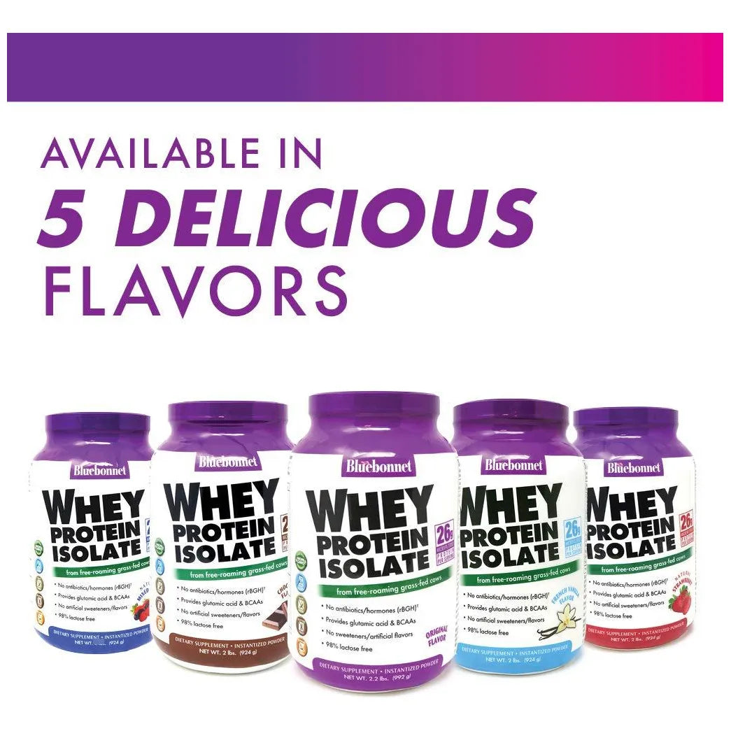 Proteina Whey Isolate 100 Natural 454g Crecimiento Muscular Sin Aditivos