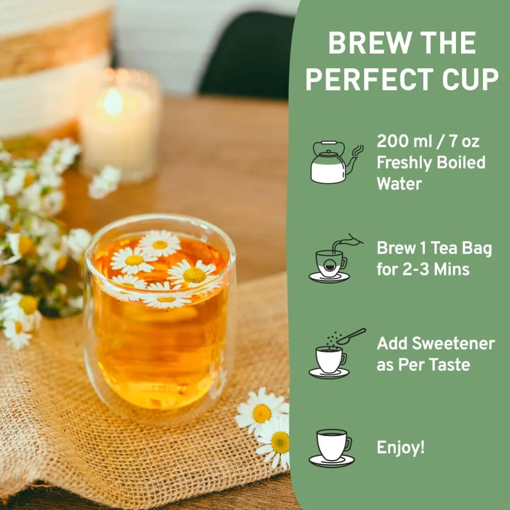 Handpick Té De Manzanilla Bolsas Ecológicas 100 Unidades Relajación Natural
