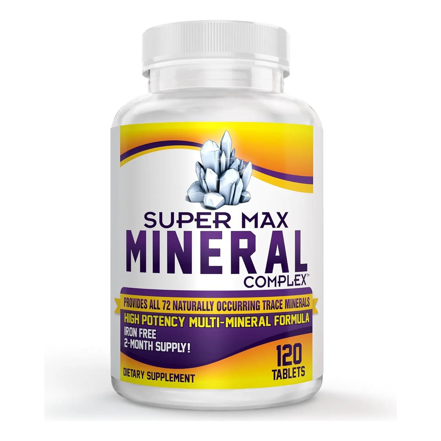 Multimineral Natural 72 Oligominerales Alta Potencia 120 Tabletas Suplemento Completo