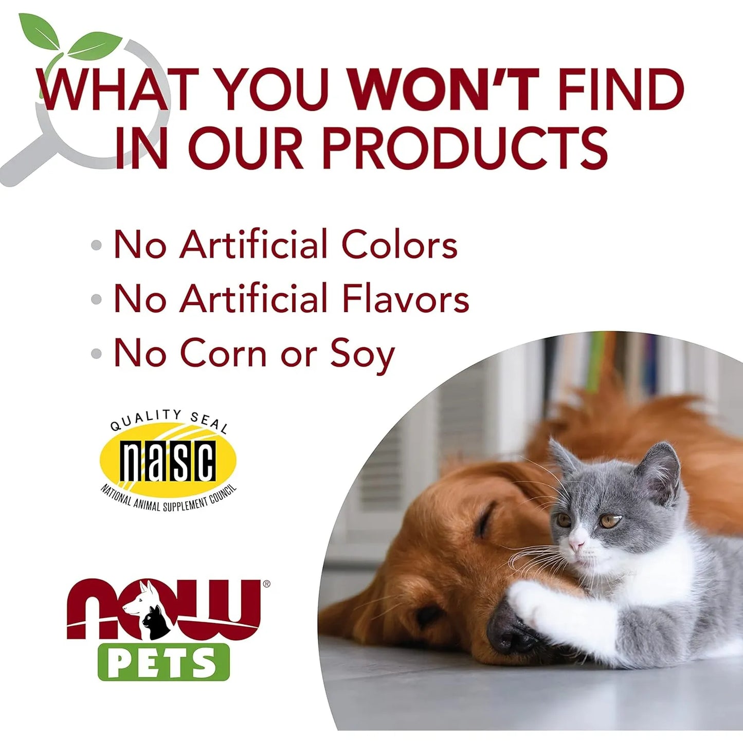 Suplemento Digestivo Para Mascotas NOW Pets G.I. Support 90 Tabletas Masticables