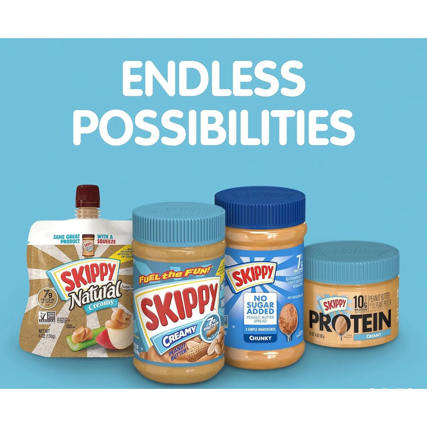 Mantequilla De Mani Cremosa Reducida En Grasa Skippy 462g Sin Gluten