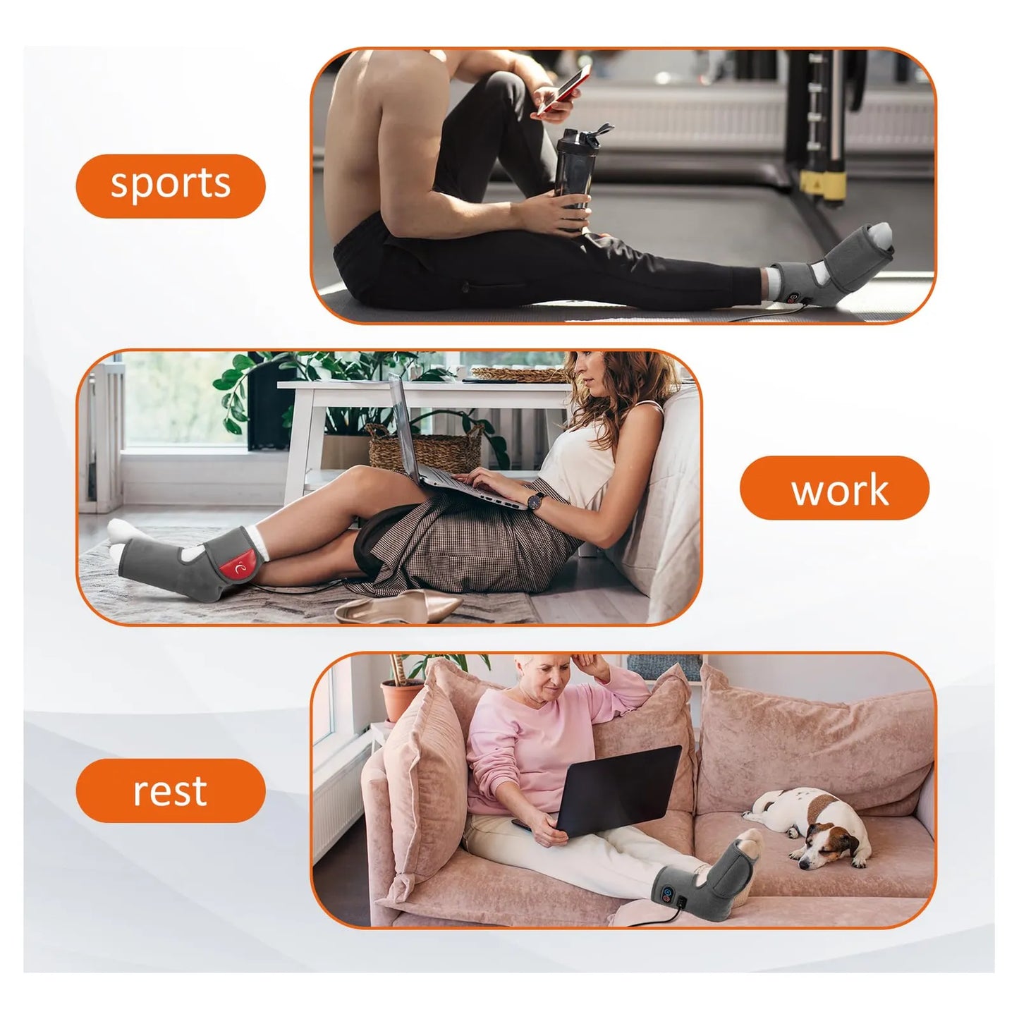 Almohadilla Termica Para Aliviar Dolor De Pies Fascitis Plantar Tendinitis Aquiles