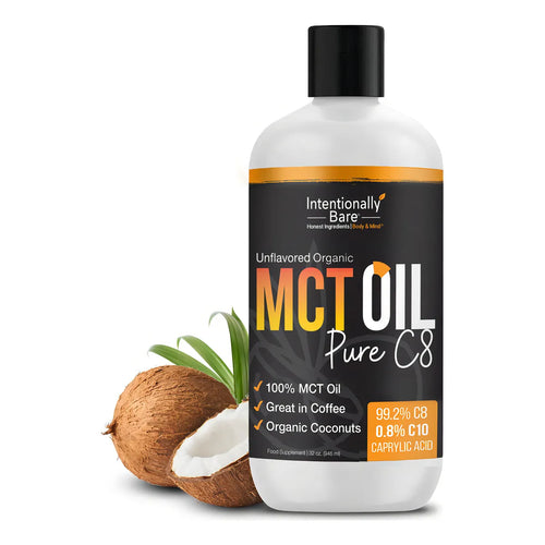 Aceite Puro C8 MCT Organico Keto Paleo Energia Enfoque Sin Azucar