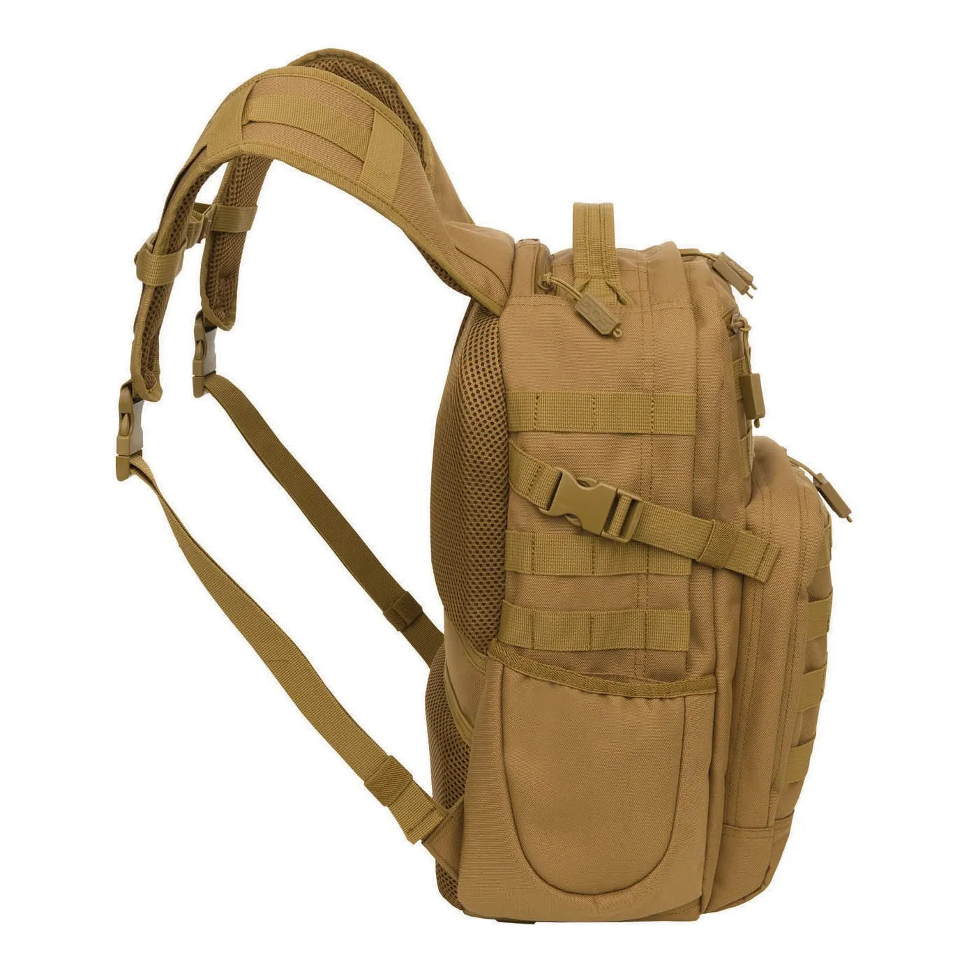 Mochila Táctica Resistente Con Múltiples Bolsillos Y Respald