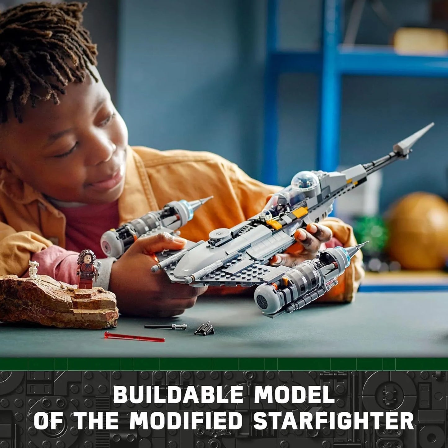 Lego Star Wars N 1 Starfighter 75325 Con Baby Yoda Y Droid Juego De Construccion Regalo Ideal