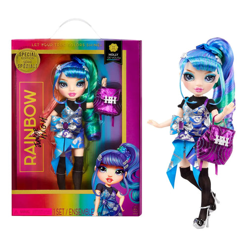 Rainbow High Muñeca Holly DeVious Articulada Con Mochila Y Accesorios