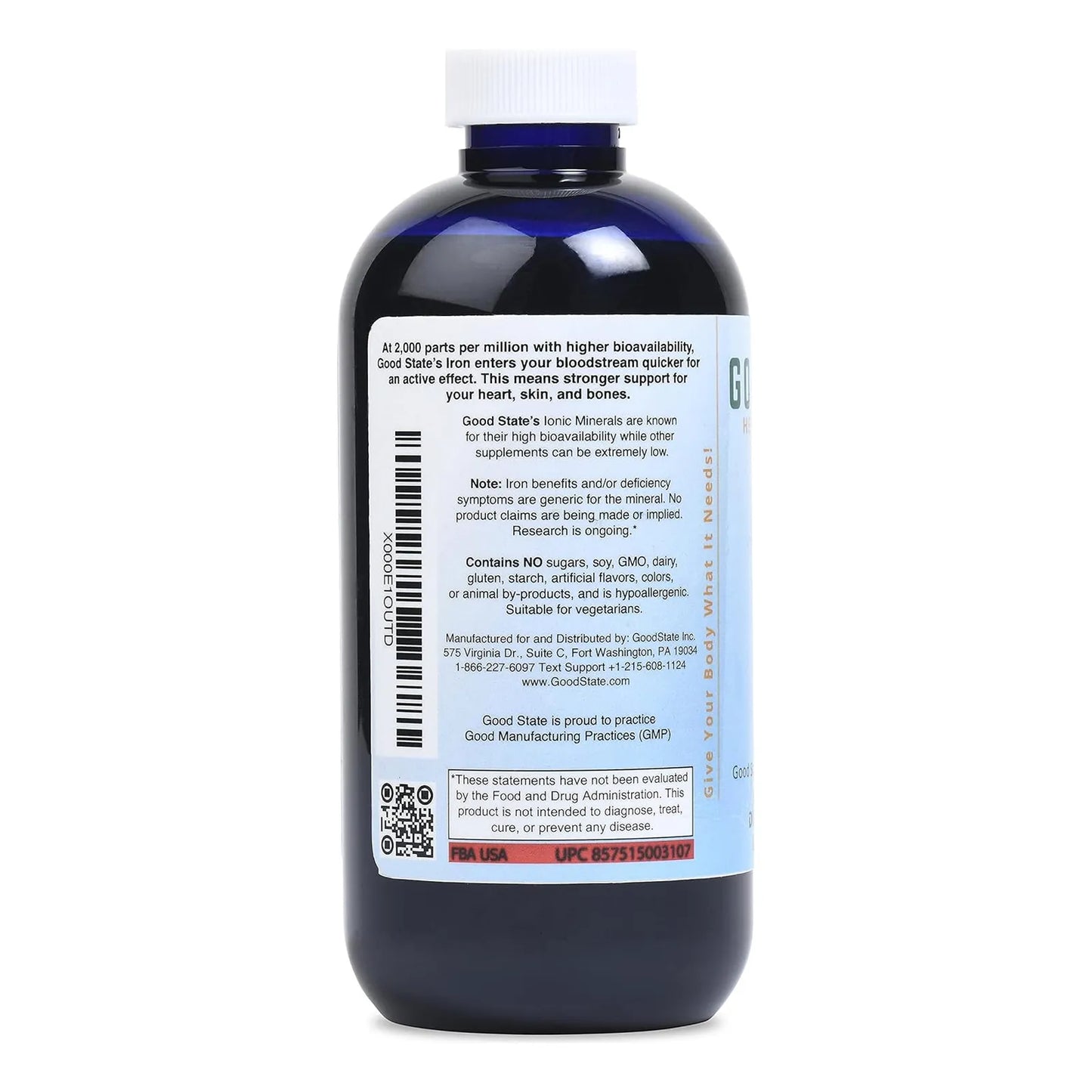 Hierro Ionico Liquido 240 Mg Con Acido Fulvico Absorcion Rapida Good State