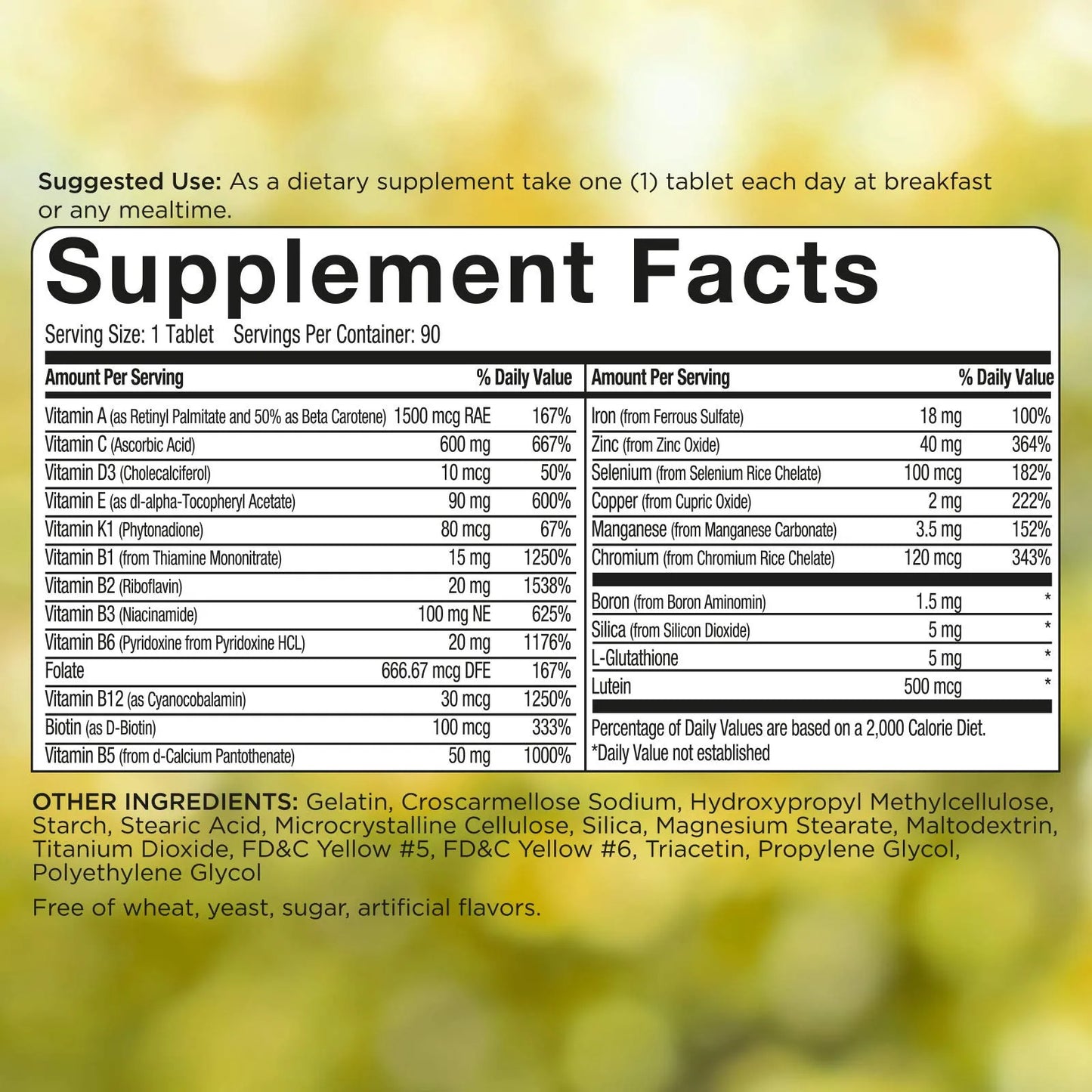 POWERALL Multivitamínico Adultos Apoyo Inmunológico Vitaminas A C D3 E K1 B 90 Cápsulas