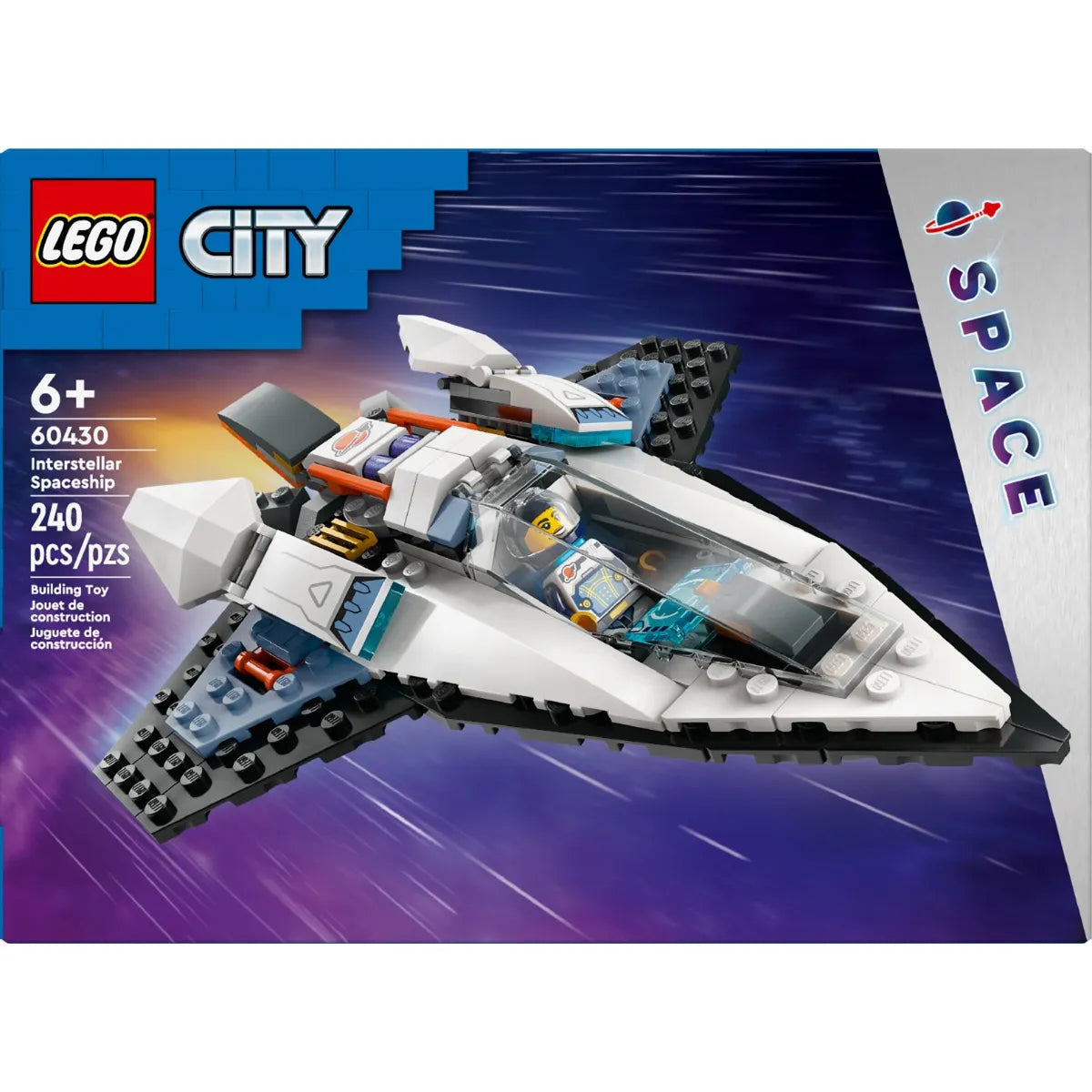 Set Lego City Space 60430 Nave Espacial Interestelar 240 Piezas Diversión Educativa