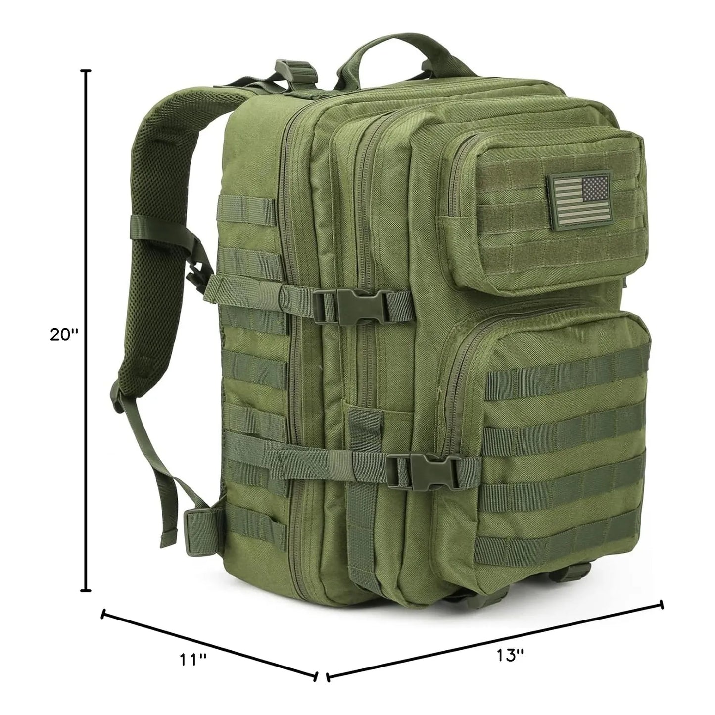 Reebow Gear Mochila Tactica Militar Grande 40L Resistente Al Agua Sistema Molle