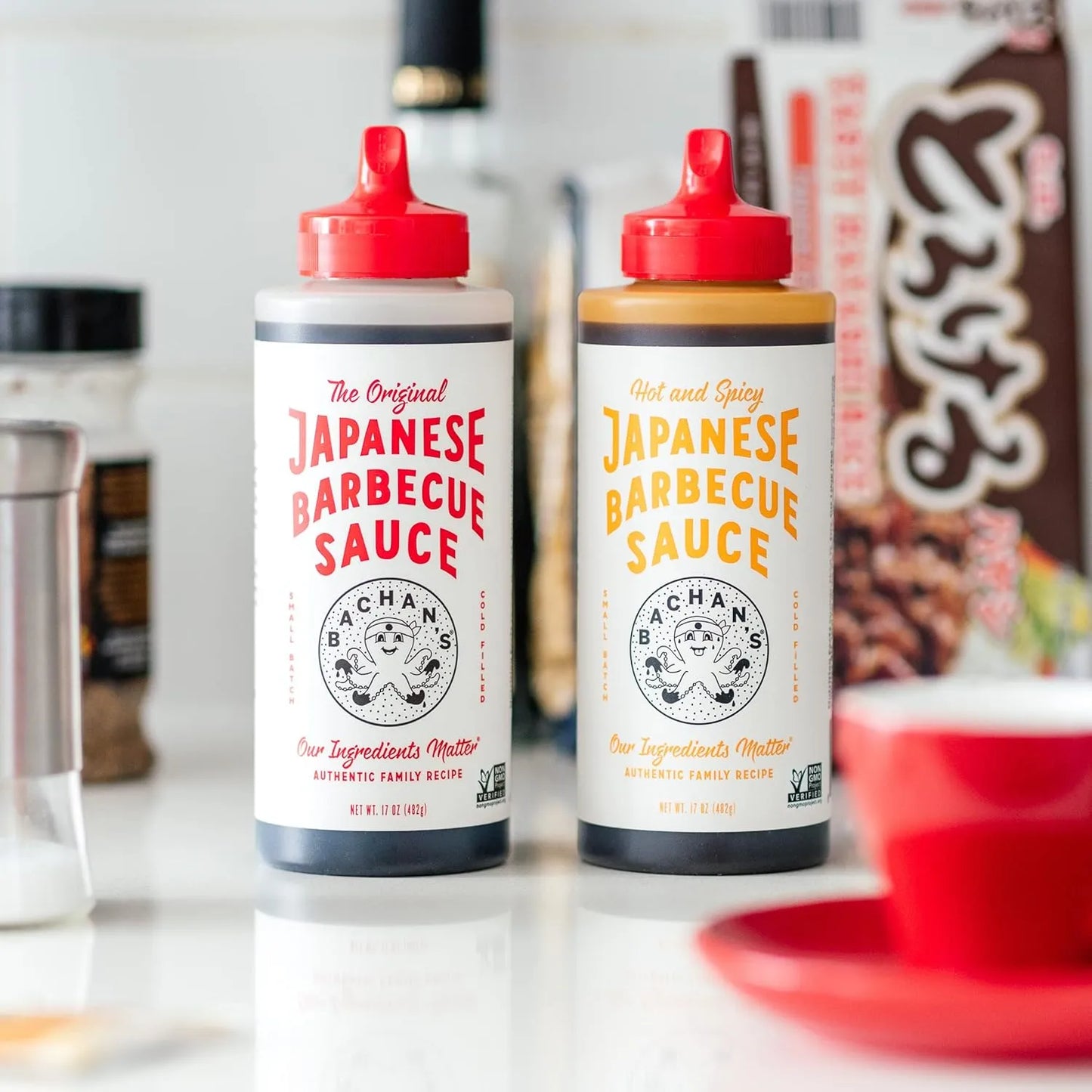 Salsa Japonesa Bachan's Paquete De Dos Sabores Original Y Picante Sin OMG Vegana