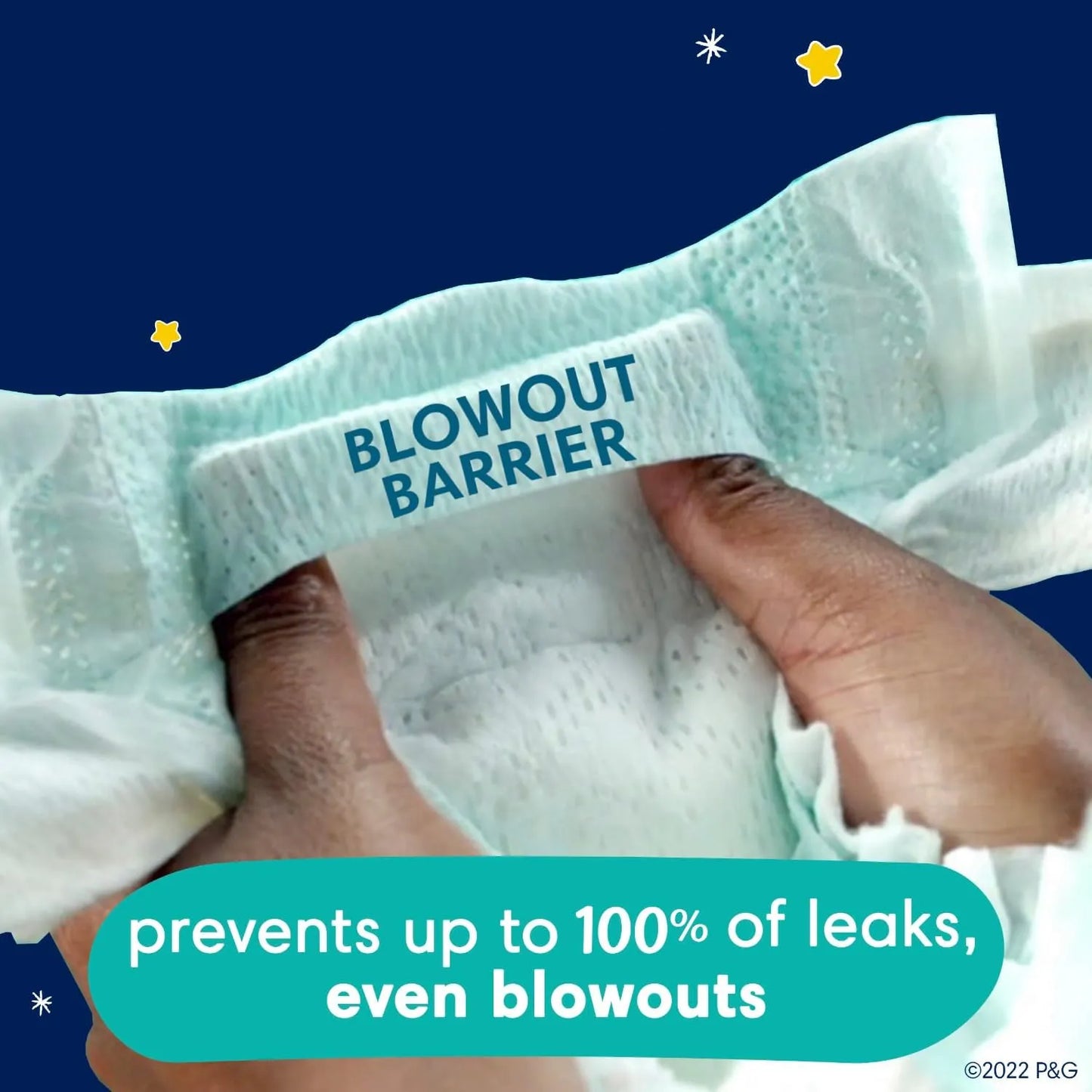 Pañales Pampers Swaddlers Overnights Talla 3 X 66 Unidades Protección Nocturna Absorción Superior