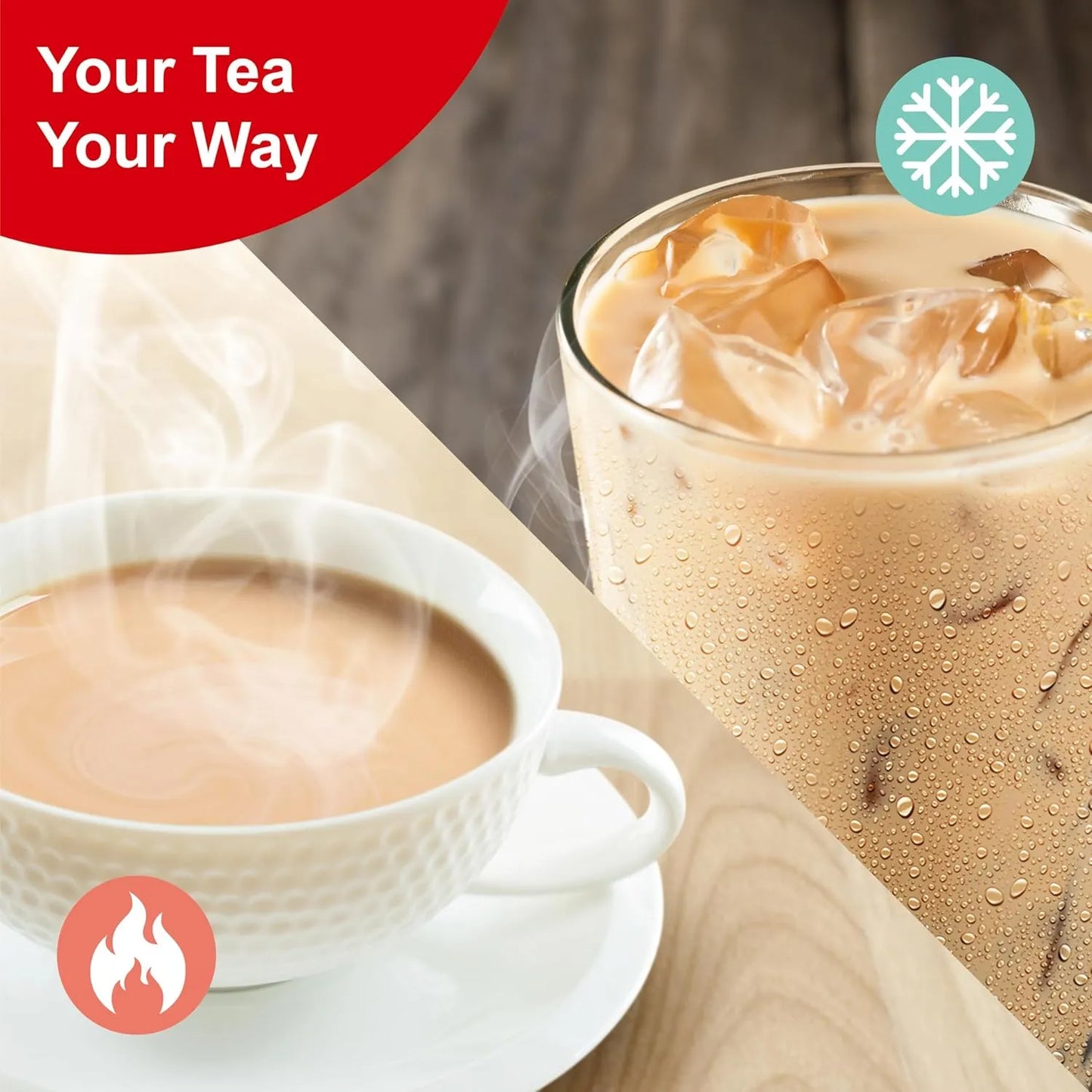 Té Con Leche Clásico J WAY 2.2 Lbs Mezcla Instantánea Para Bebidas Calientes O Frías