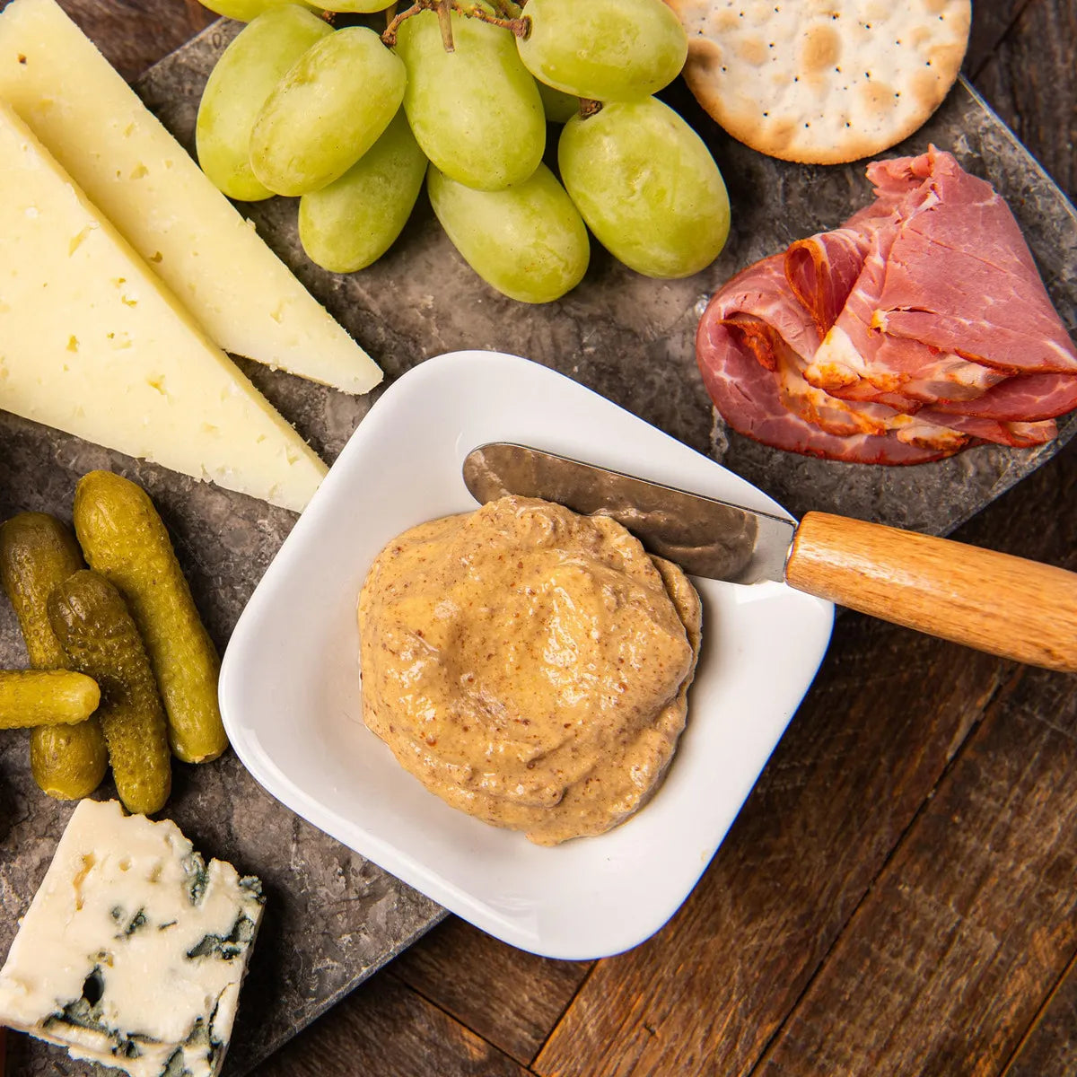 Mostaza Dijon A La Piedra 907g Con Chardonnay Ideal Salsas Y Marinados
