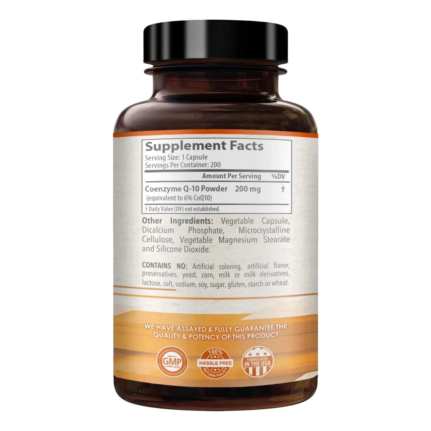 Coenzima Q10 200 Mg Capsulas Energia Y Salud Cardiovascular Suplemento Antioxidante