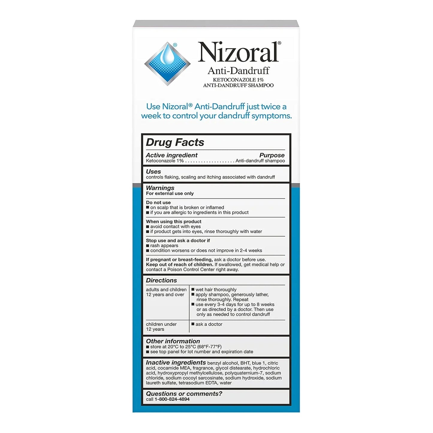 Nizoral Champú Anticaspa 200 Ml Elimina Caspa Picor Y Escamas