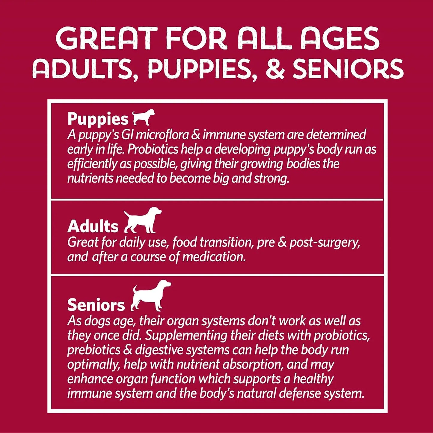Probiótico Intestinal Para Perros Medianos 6 Mil Millones Uf Fidobiotics Good Guts Suplemento Digestivo