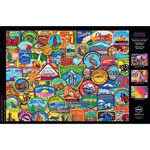 Rompecabezas Buffalo Games Parches Del Parque Nacional 1000 Piezas Colección Signature