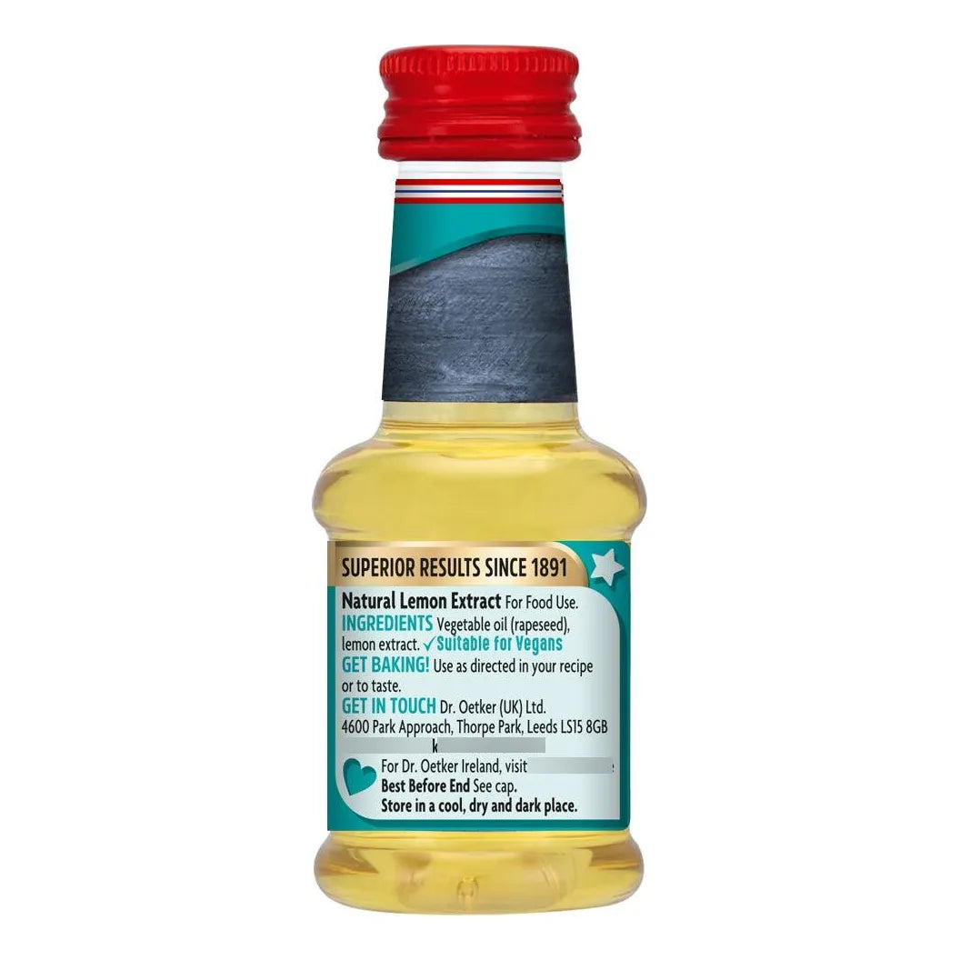 Extracto Natural De Limón Siciliano 35 Ml Aromatizante Culinario
