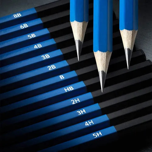 Castle Art Supplies 12 Lápices Dibujo Profesional Grafito Alta Calidad