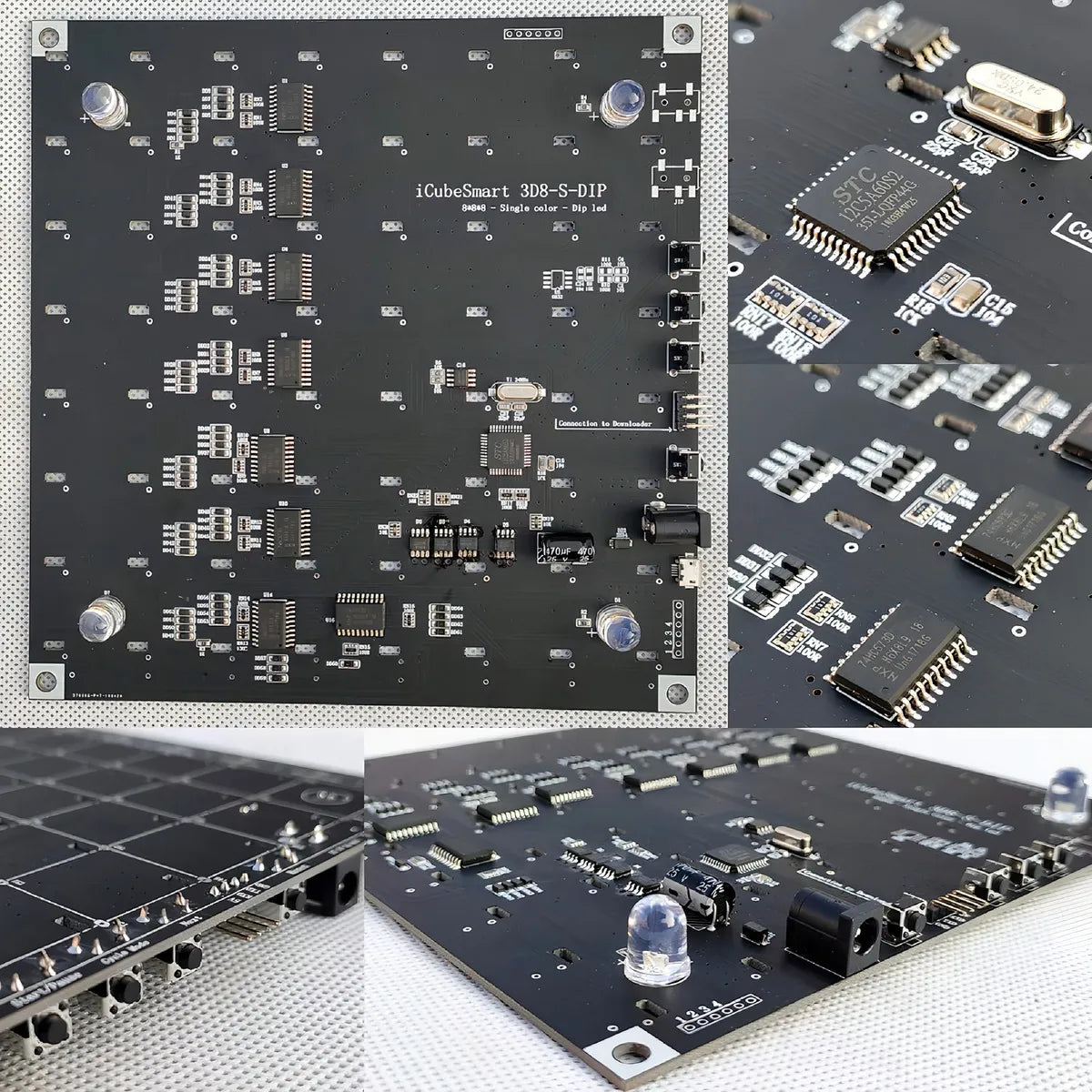 Kit De Luz Led 3D Icubesmart Para Bricolaje 31x31x31 Educativo Y Divertido