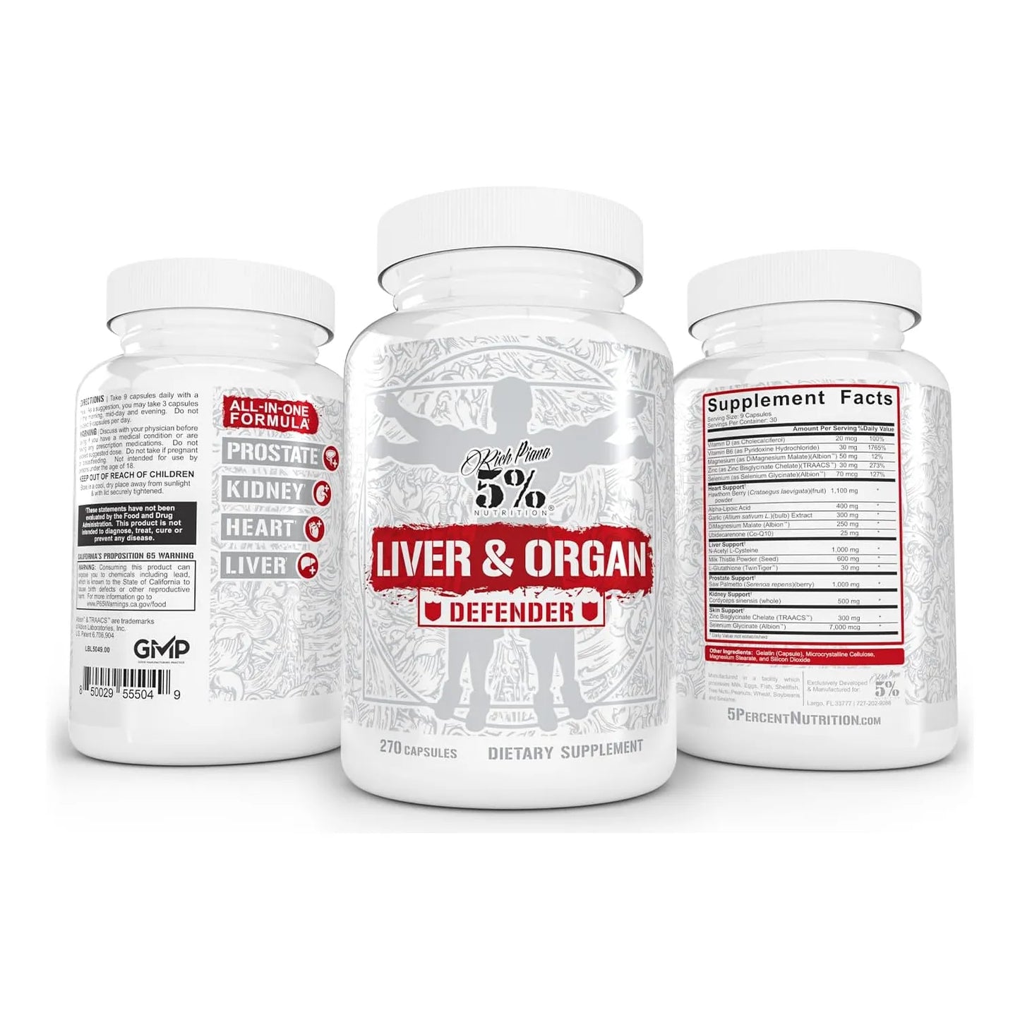 Protector Hepatico Y De Organos 150g Formula Avanzada Con NAC Y Cardo Mariano