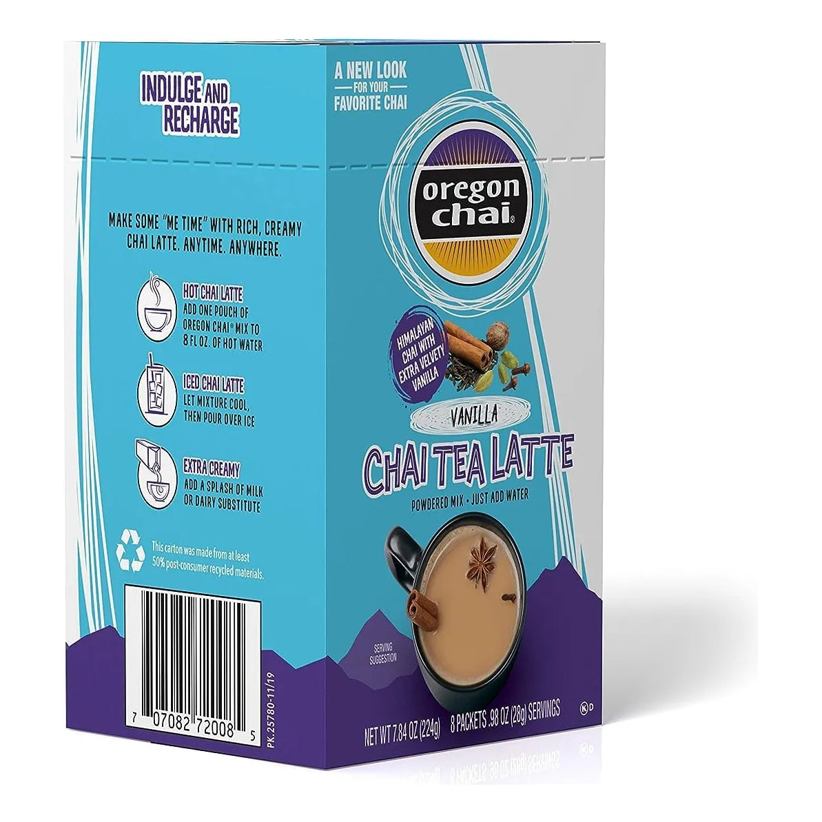 Mezcla En Polvo De Leche Con Té Chai Especiado 340g Listo En Segundos