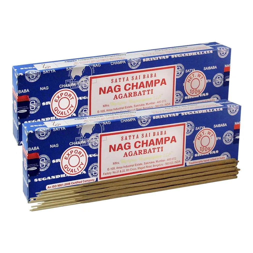 Soportes Para Incienso Trumiri Y Varillas Satya Sai Baba Nagchampa 200 Varillas Aroma Natural