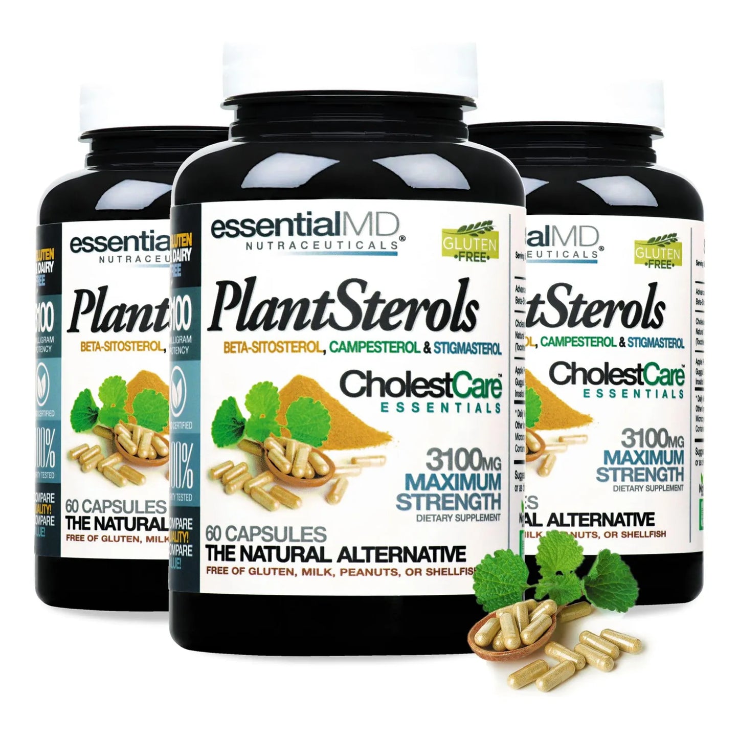 Esenciales De Fitosterol 60 Cápsulas Apoyo Cardiovascular Natural