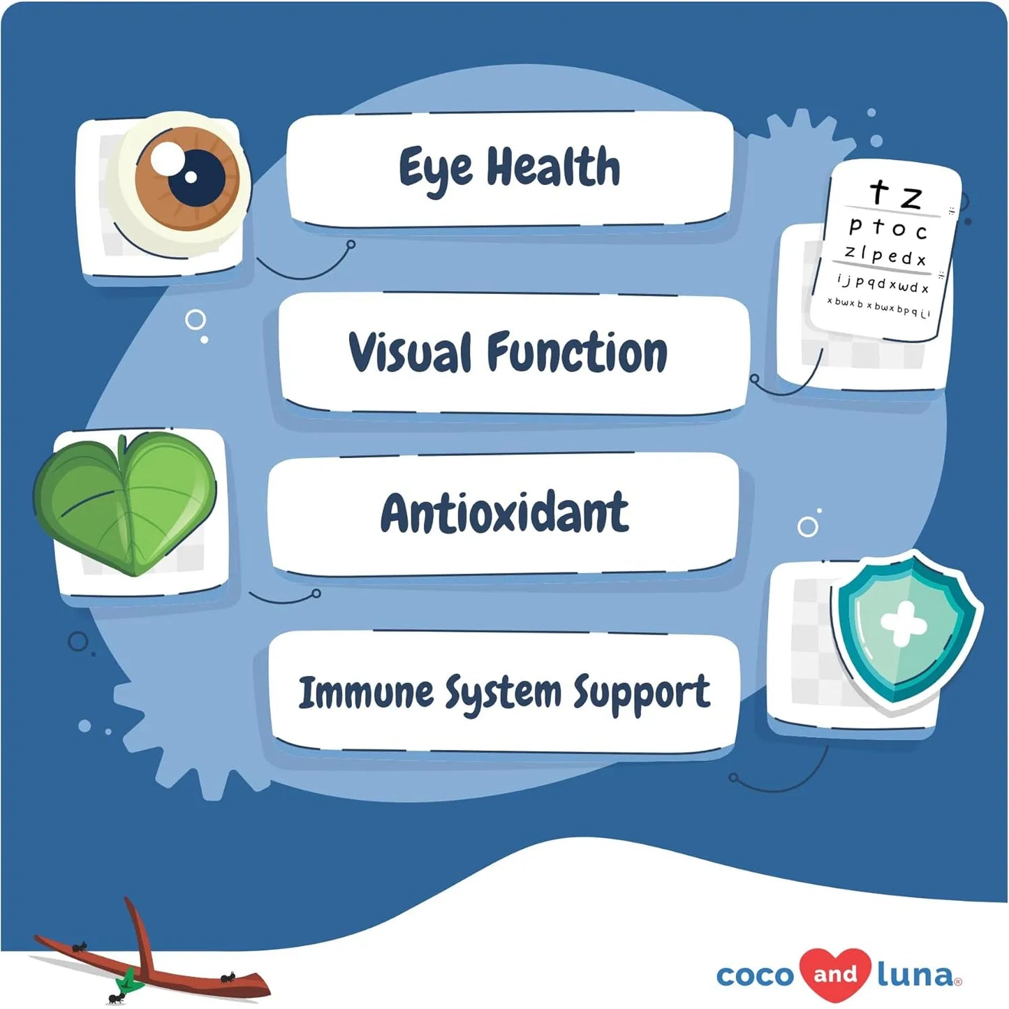 Suplemento Ocular Para Perros 90 Masticables Omega 3 Salud Visual