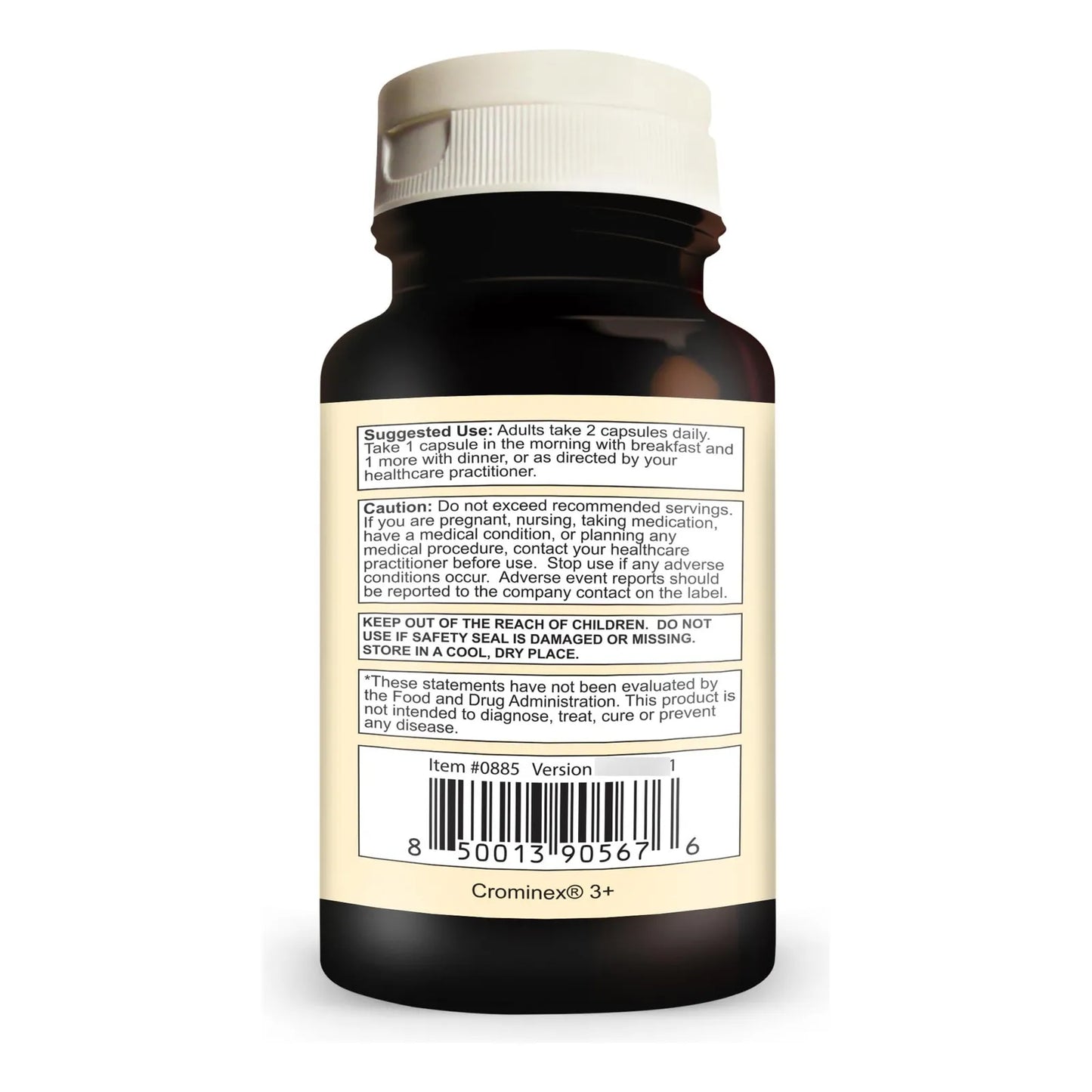 StrictionD Extracto De Banaba Canela De Ceilán Y Crominex 3 Suplemento Natural Para Azúcar Y Presión