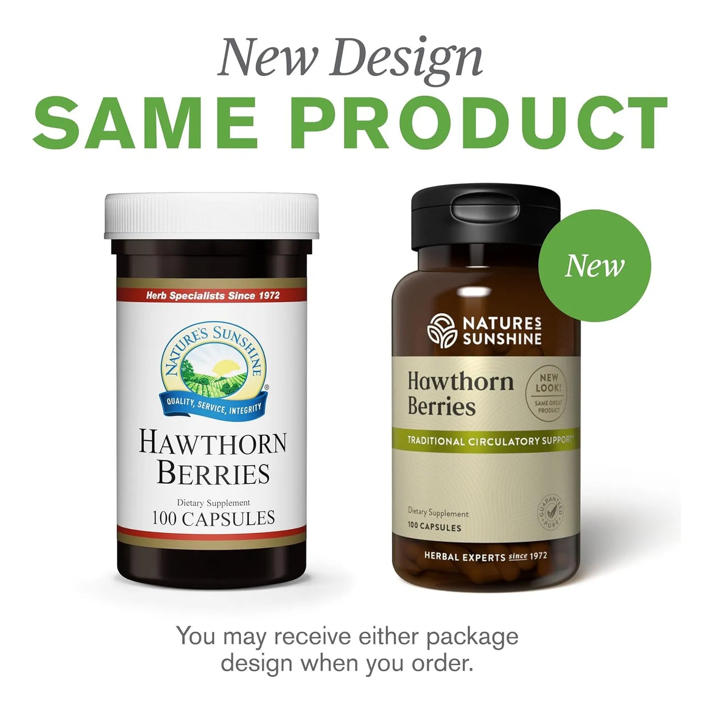 Bayas De Espino 100 Capsulas Apoyo Circulatorio Y Funcion Cardiaca Nature's Sunshine