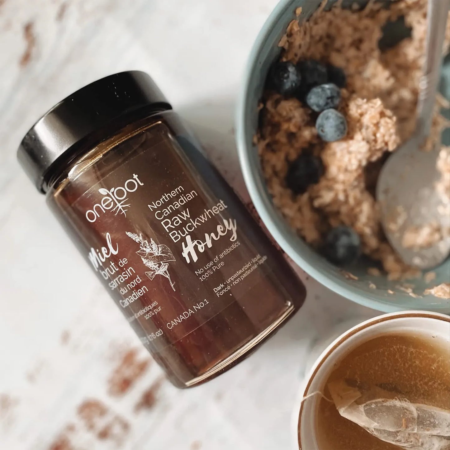 Miel Cruda De Trigo Sarraceno Natural 500g Rica En Antioxidantes Más Que Manuka