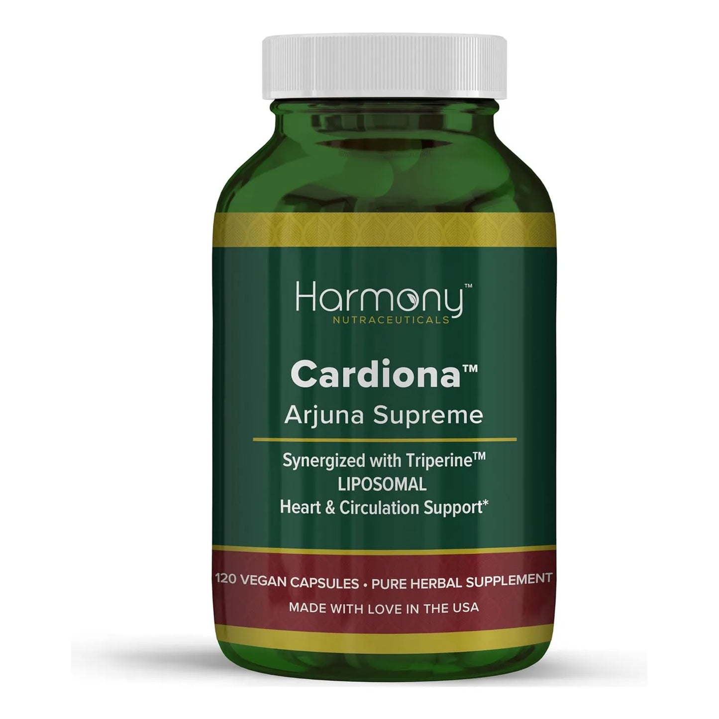 Arjuna Supreme Triperina Suplemento Cardiovascular 120 Cápsulas Veganas Alta Potencia