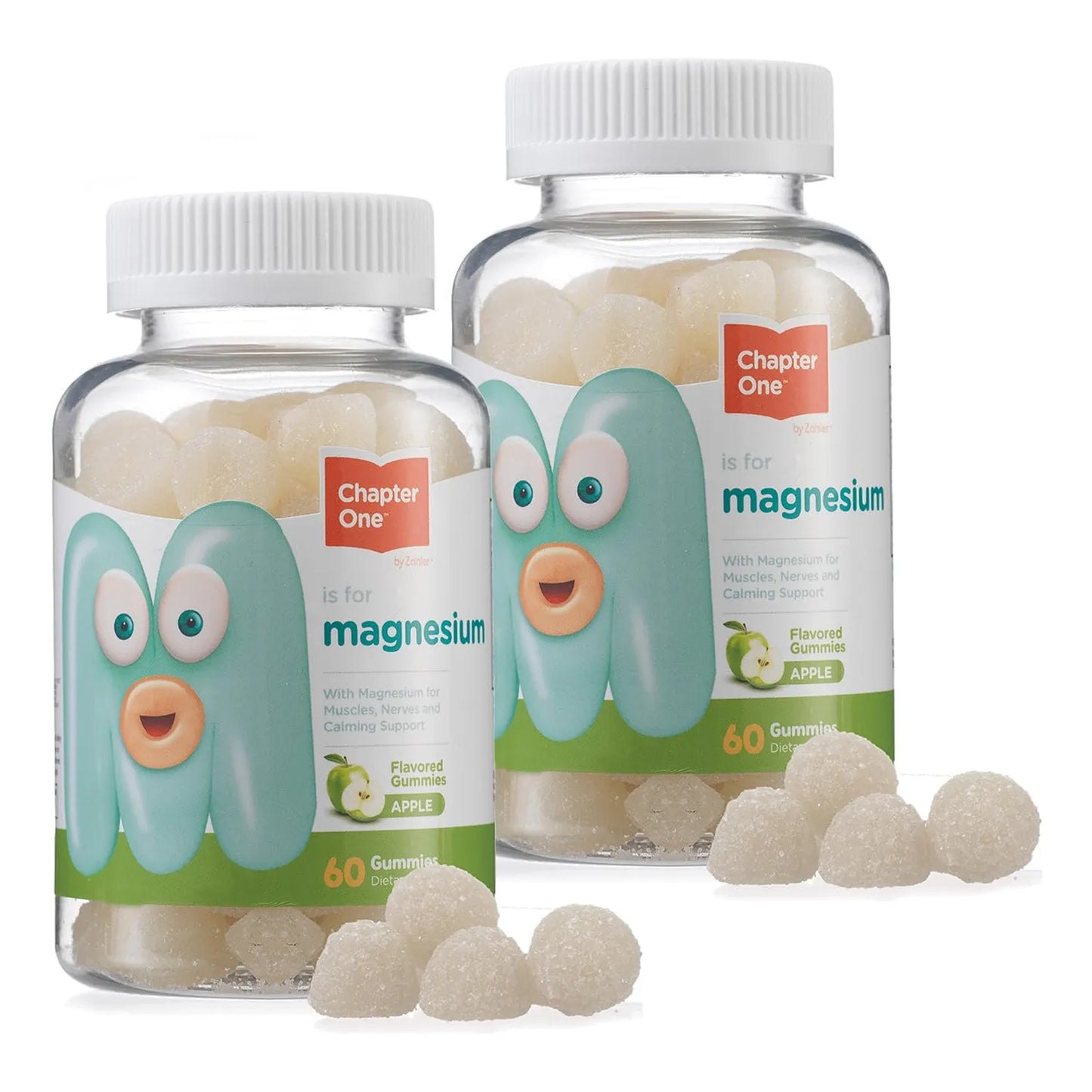 Gomitas De Magnesio Calmantes Para Niños Y Adultos Sabor Manzana