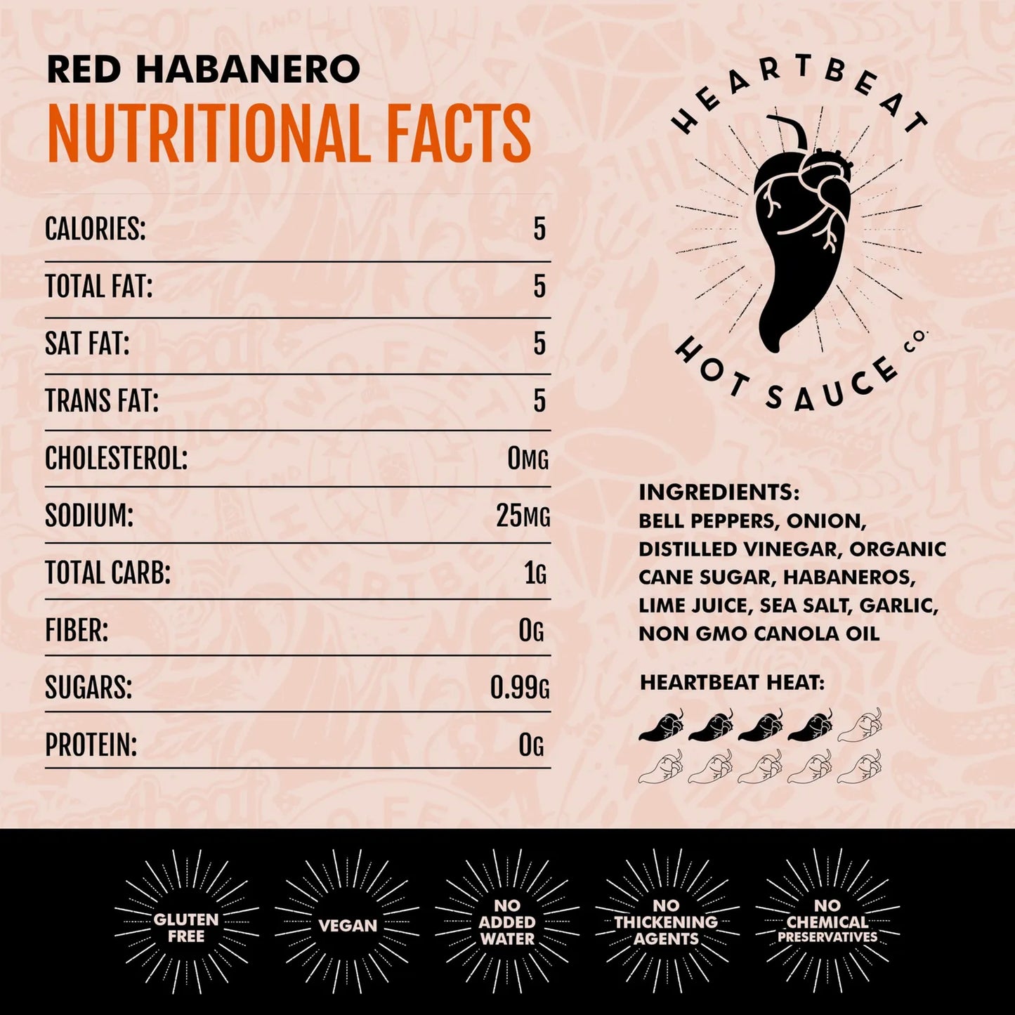 Salsa Picante Habanero Rojo 180 Ml Paquete De 3 Unidades Importado Estados Unidos