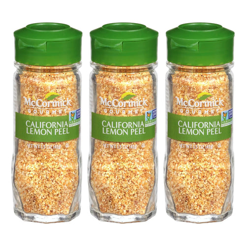 Cascara De Limon California Gourmet 42g Paquete Triple Sabor Intenso Y Natural