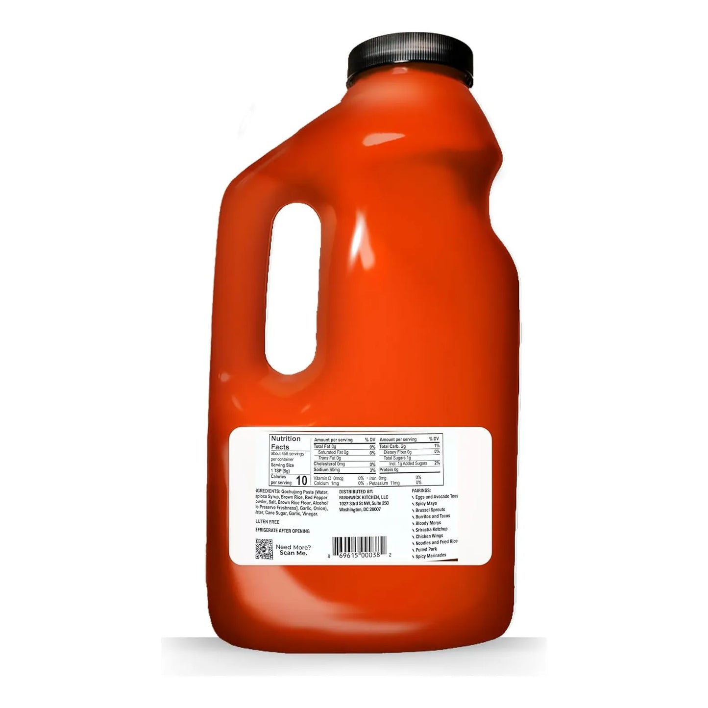 Salsa Picante Gochujang Sriracha 64 Oz Dulce Y Picante Importado