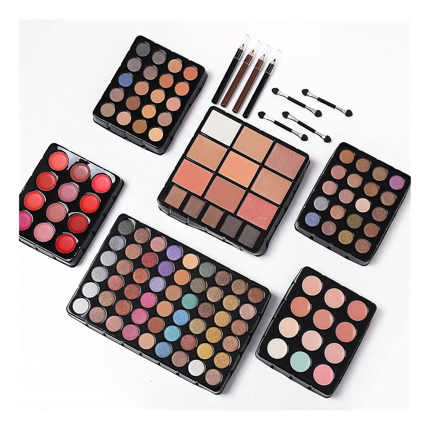 Kit Maquillaje 132 Colores Estuche Profesional Somos Importaciones Gold