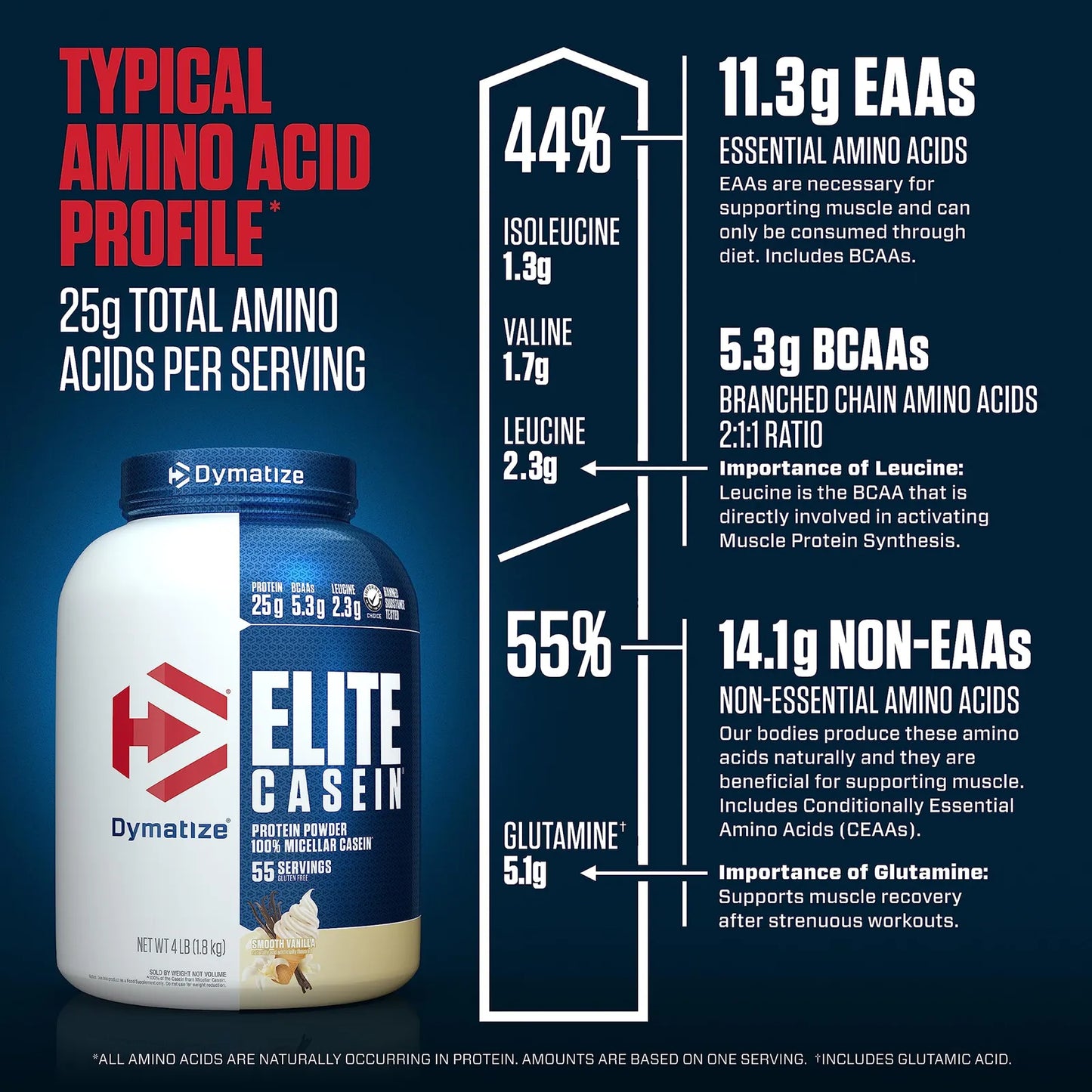 Proteína Caseína Elite 22618 Preentrenamiento 900g Soporte Muscular Prolongado